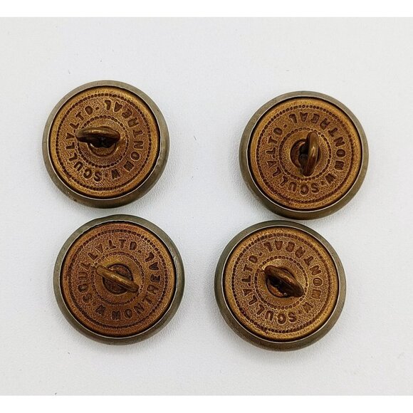 Canadian National Railway Buttons 25mm Scully Ltd. Montreal Lot 4 - Picture 3 of 3